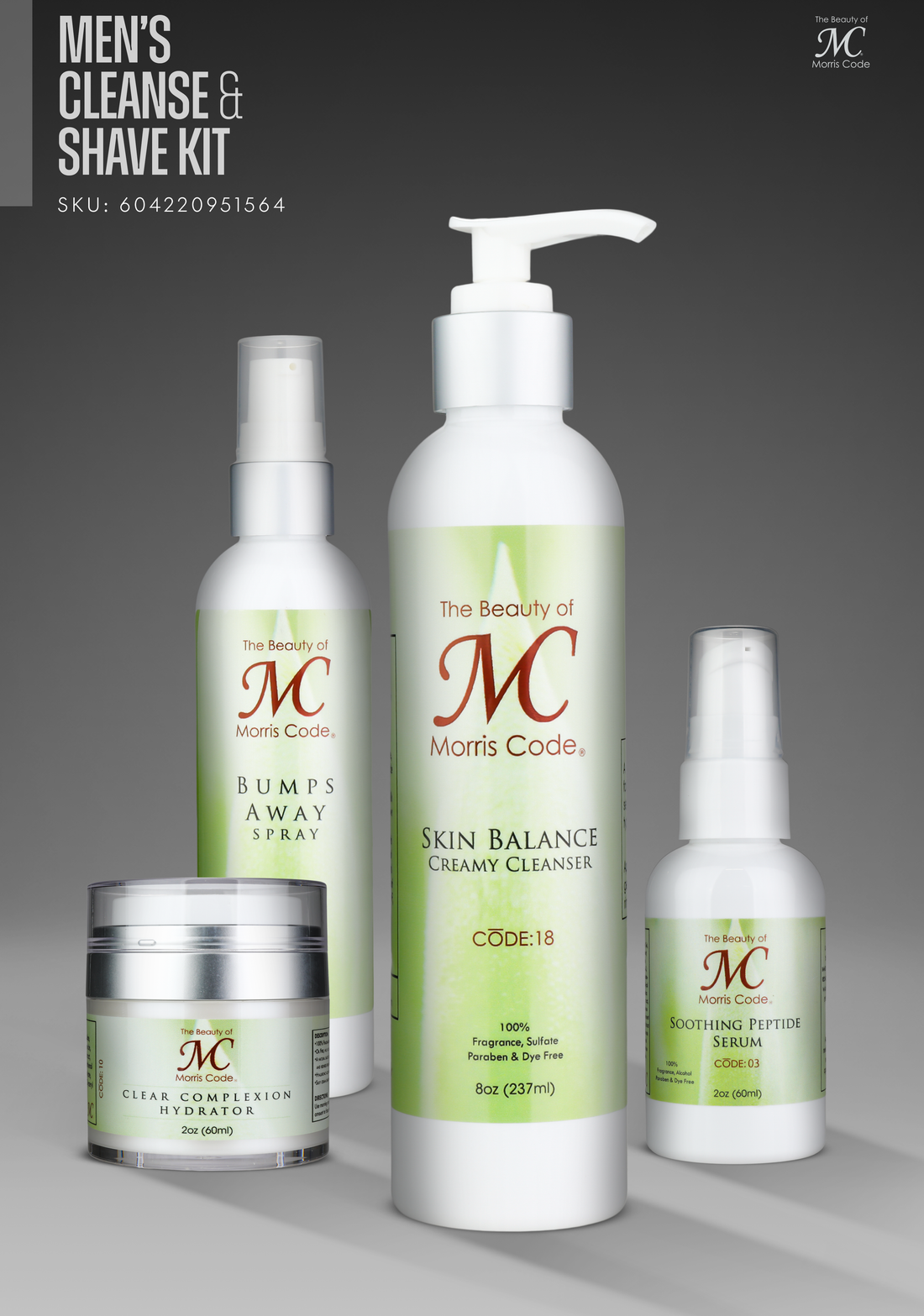 Men's Cleanse & Shave Skin Care System
