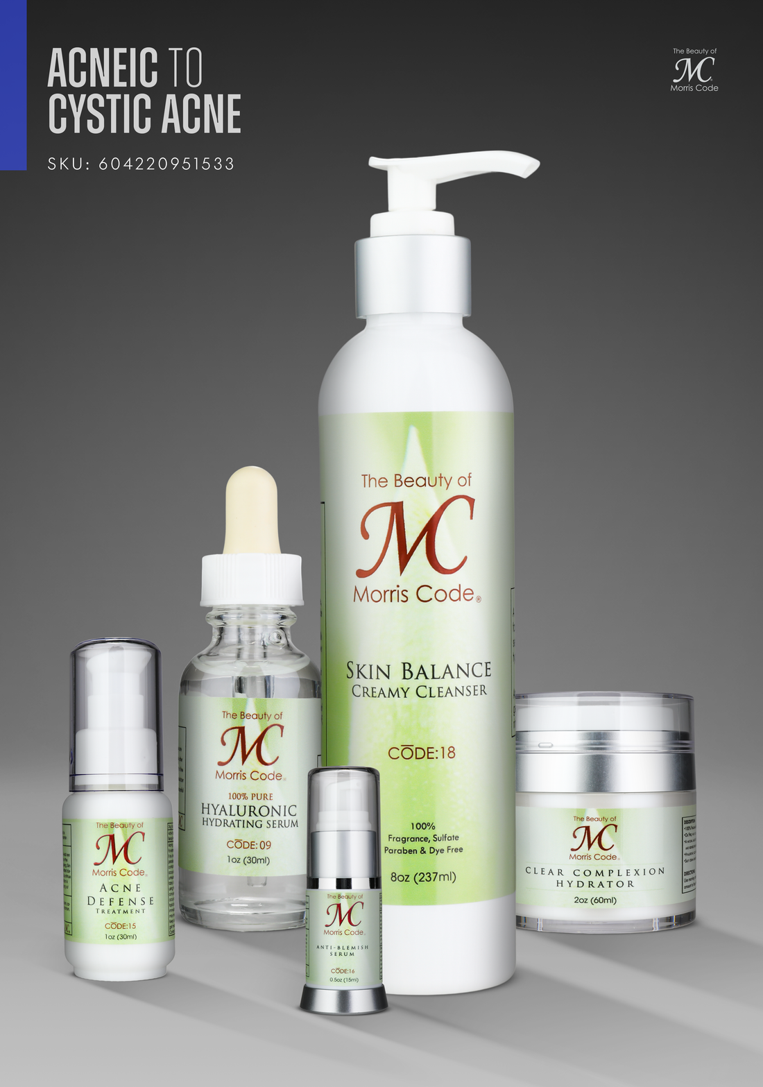 Acne to Cystic Acne Skin Care System